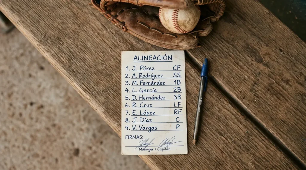 Lineup Confirmado MLB