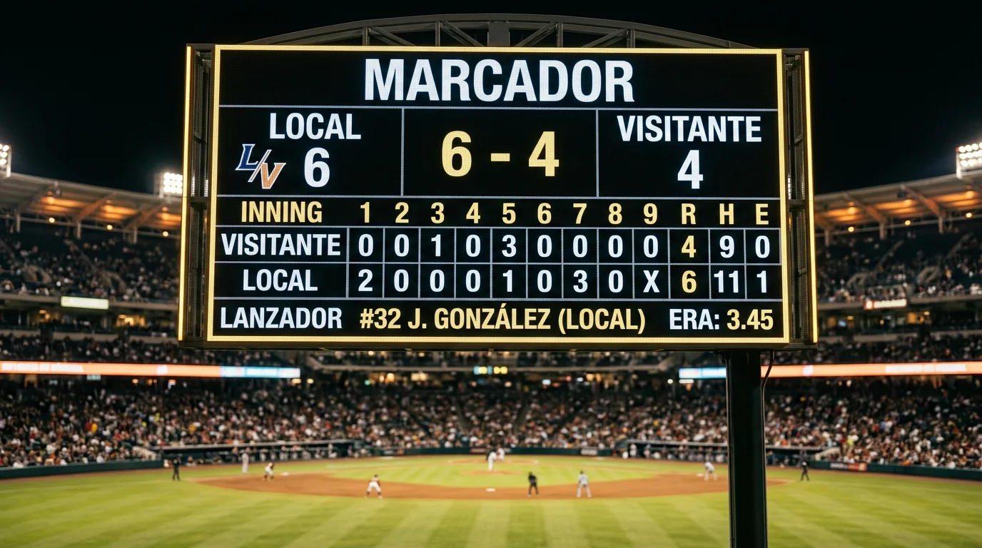 Marcador deportivo con cuotas MoneyLine, Run Line y totales Over Under de un partido de las Grandes Ligas